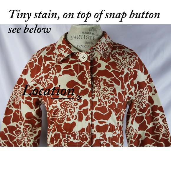 Anthropologie Millard Fillmore Snap Button Coat Pockets - Picture 12 of 12